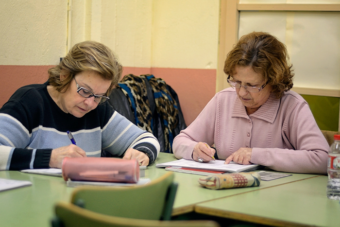 Alumnes a l'aula 